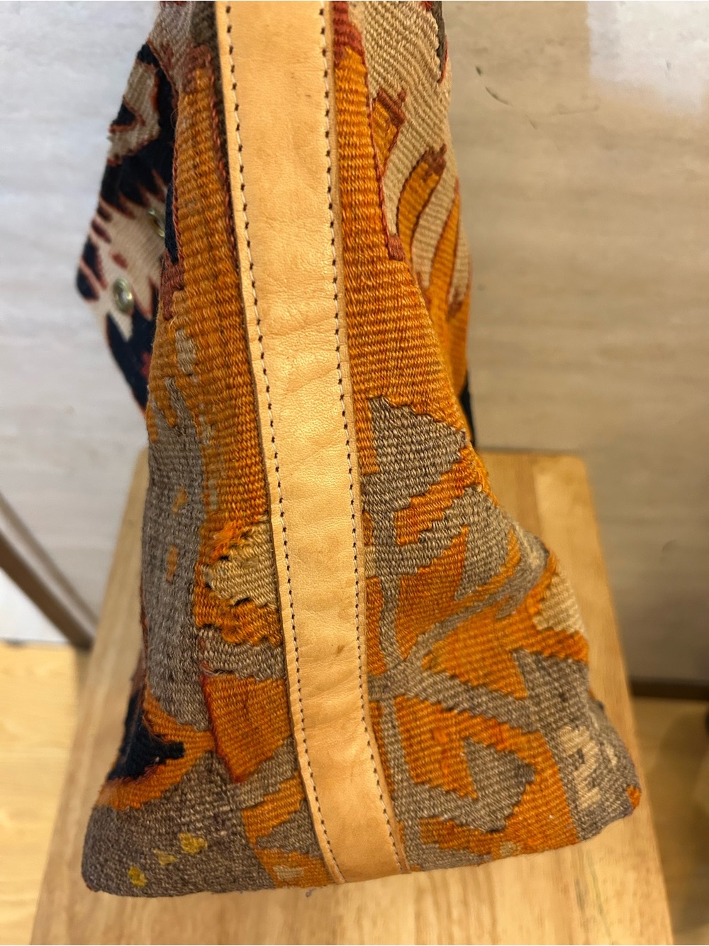 Vintage Matt Camron Turkish Kilim Bucket Bag - Picture 15 of 16